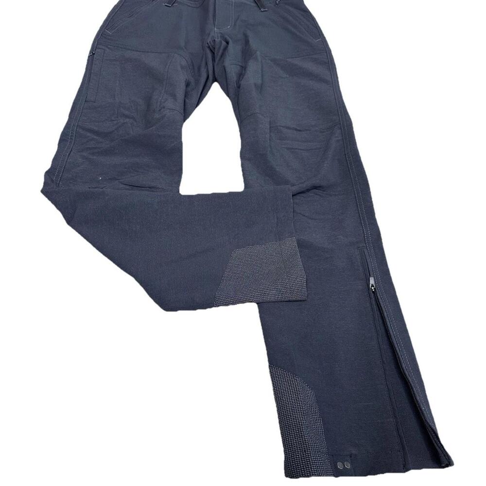 Kuhl Klash Pants Womens 6 Gotham Black Softshell Style Ankle Zip Water Resistant - Picture 2 of 9